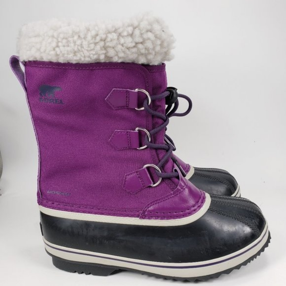 Sorel Yoot Pac Waterproof Snow Purple Boot 8